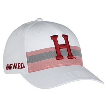 Unisex Ahead White Harvard Crimson The Sideline Snapback Hat