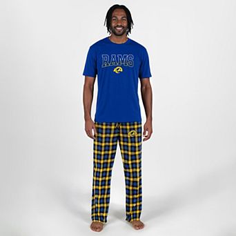 Men's Concepts Sport Royal Los Angeles Rams Highland Sleep Set