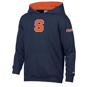 Youth Champion Navy/Orange Syracuse Orange Volume Fleece Hoodie