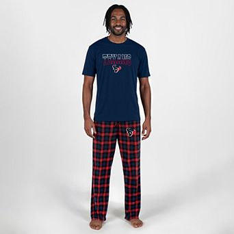 Men's Concepts Sport Navy Houston Texans Highland Sleep Set