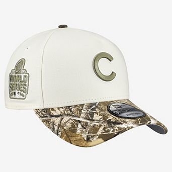 Men's New Era Khaki/Realtree Camo Chicago Cubs 9FORTY A-Frame Adjustable Hat