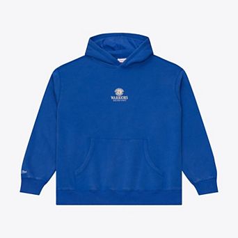 Men's Mitchell & Ness Royal Golden State Warriors Core Fleece Hoodie