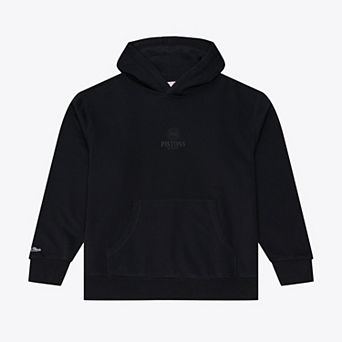Men's Mitchell & Ness Black Detroit Pistons Core Fleece Hoodie