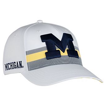 Unisex Ahead White Michigan Wolverines The Sideline Snapback Hat