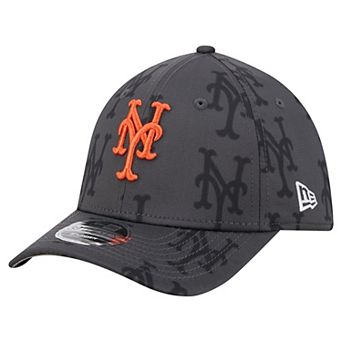 Men's New Era Gray New York Mets Halftone 39THIRTY Flex Hat