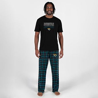 Men's Concepts Sport Black Jacksonville Jaguars Highland Sleep Set