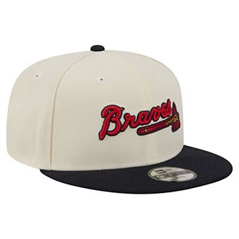 Youth New Era White Atlanta Braves Two-Tone 9FIFTY Snapback Hat