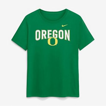 Women's Nike Green Oregon Ducks Arch Logo T-Shirt