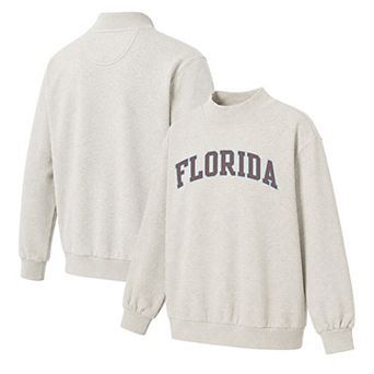 Women's Oatmeal Florida Gators Monroe Mock Neck Sweatshirt