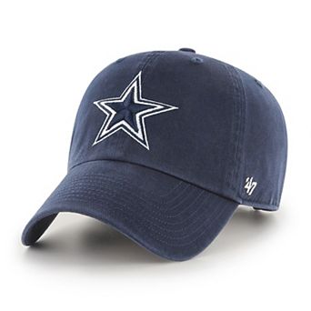 Youth '47 Navy Dallas Cowboys Logo Clean Up Adjustable Hat