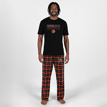 Men's Concepts Sport Black Cincinnati Bengals Highland Sleep Set