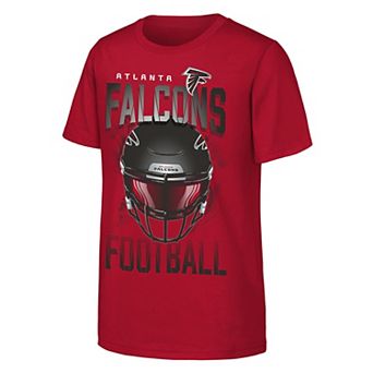 Youth Outerstuff Red Atlanta Falcons Full Gear T-Shirt