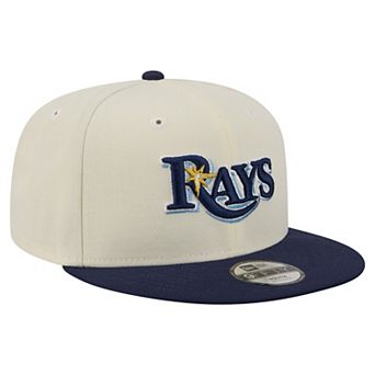 Youth New Era White Tampa Bay Rays Two-Tone 9FIFTY Snapback Hat