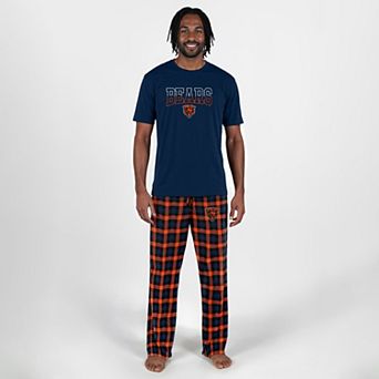 Men's Concepts Sport Navy Chicago Bears Highland Sleep Set