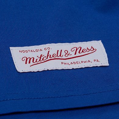 Women's Mitchell & Ness Royal New York Mets Core Essentials Boxy Crop T-Shirt