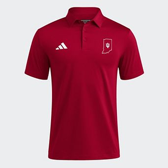 Men's adidas Crimson Indiana Hoosiers Ultimate 365 Solid Polo