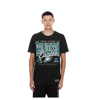 Men's New Era Black Philadelphia Eagles Combine Authentic T-Shirt