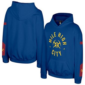 Youth Stadium Essentials Blue Denver Nuggets Legends City Star Hoodie