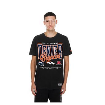 Men's New Era Black Denver Broncos Combine Authentic T-Shirt