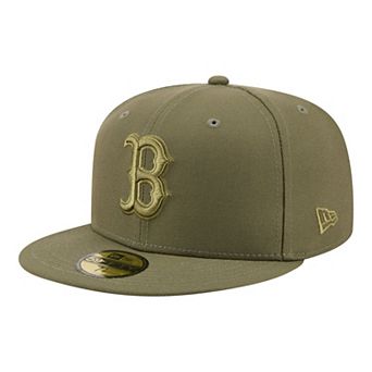 Men's New Era Olive Boston Red Sox Color Pack 59FIFTY Fitted Hat