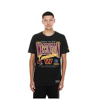 Men's New Era Black Washington Commanders Combine Authentic T-Shirt