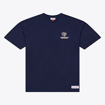 Men's Mitchell & Ness Navy Chicago Bears Core Essentials Micro Logo T-Shirt