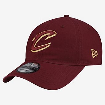 Men's New Era Wine Cleveland Cavaliers Team 9TWENTY Adjustable Hat