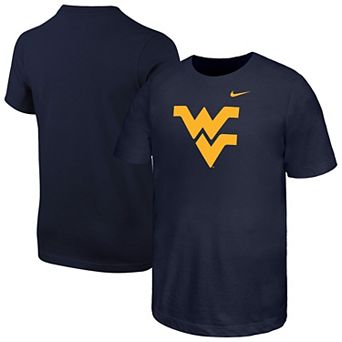 Youth Nike Navy West Virginia Mountaineers Logo T-Shirt