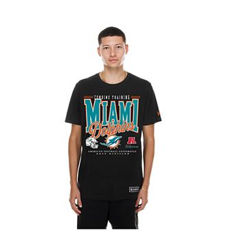 Men's New Era Black Miami Dolphins Combine Authentic T-Shirt