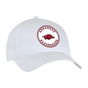 Unisex Ahead White Arkansas Razorbacks Brezo Adjustable Hat