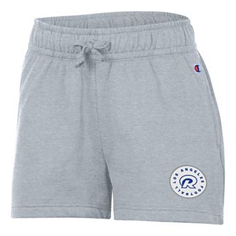 Women's Champion Heather Gray Los Angeles Rams Powerblend Elastic Shorts
