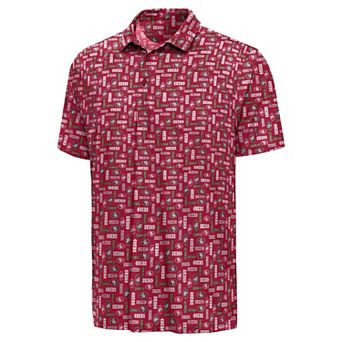 Men's Antigua Scarlet San Francisco 49ers Season Tickets Polo