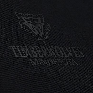Men's Mitchell & Ness Black Minnesota Timberwolves Core Fleece Hoodie