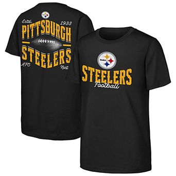 Youth Outerstuff Black Pittsburgh Steelers Top Pick T-Shirt