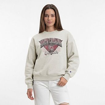 Women's Champion Oatmeal South Carolina Gamecocks All-Star Weave Sweatshirt