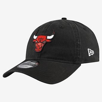 Men's New Era Black Chicago Bulls Team 9TWENTY Adjustable Hat
