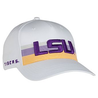Unisex Ahead White LSU Tigers The Sideline Snapback Hat