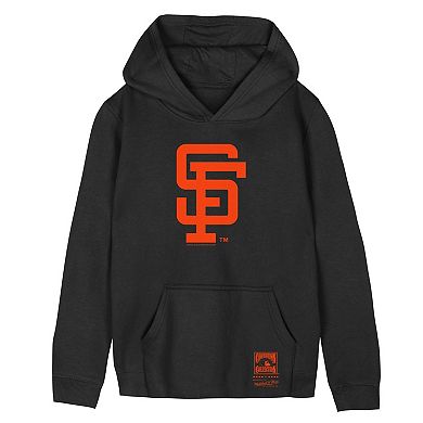 Toddler Mitchell & Ness Black San Francisco Giants Retro Logo Hoodie