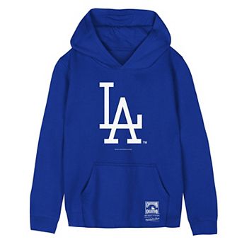 Preschool Mitchell & Ness Royal Los Angeles Dodgers Retro Logo Hoodie