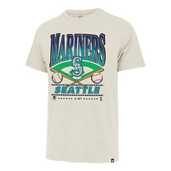 Men's '47 Tan Seattle Mariners Straight Shot Two Franklin T-Shirt