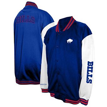 Men's Profile Royal Buffalo Bills Big & Tall Full-Snap Varsity Jacket