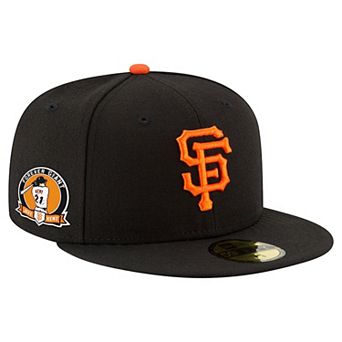 Men's New Era Black San Francisco Giants Jeff Kent Number Retirement Authentic Collection 59FIFTY Fitted Hat