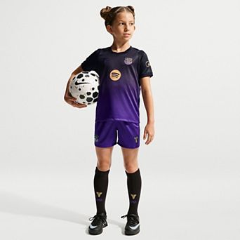 Preschool Nike Purple Barcelona 2026/27 Away Stadium Replica Kit