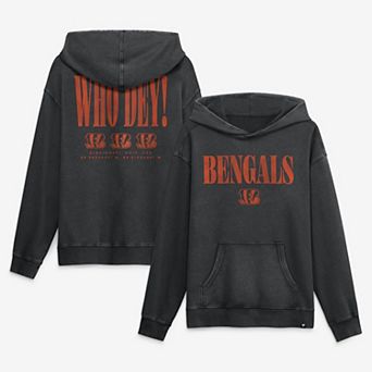Men's Fanatics Black Cincinnati Bengals Relaxed Intense Rivalry French Terry Hoodie