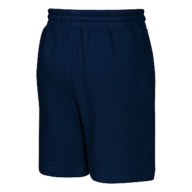 Youth Outerstuff Navy New England Patriots Audible Fleece Shorts