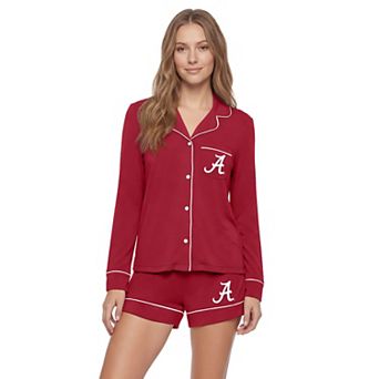 Women's Profile Crimson Alabama Crimson Tide Plus Size Concepts Pajama Set