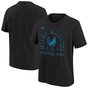 Youth Nike Black Miami Marlins Hometown Collection T-Shirt