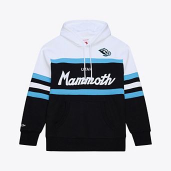 Men's Mitchell & Ness Black Utah Mammoth Head Coach Hoodie