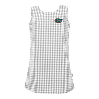 Girls Toddler Garb Gray Florida Gators Woven Gingham Dress