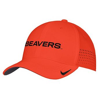 Men's Nike Orange Oregon State Beavers 2026 On-Field AeroBill SwooshFlex Dri-FIT Hat